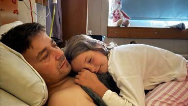 Scots schoolgirl fundraising for dad’s speech therapy and charity that saved his life
