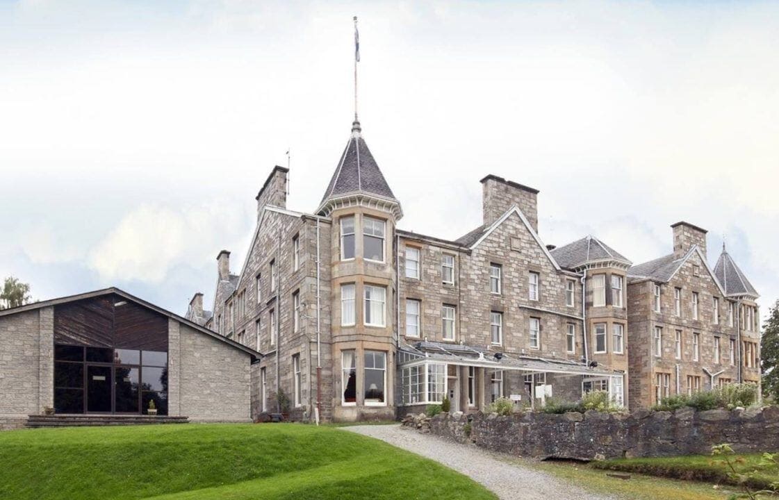 The incident took place at the Pitlochry Hydro Hotel