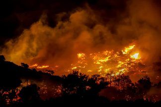 Hotels and homes on Crete evacuated as wildfire burns out of control