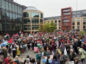 Thousands march through Edinburgh for pro-Palestinian campaign