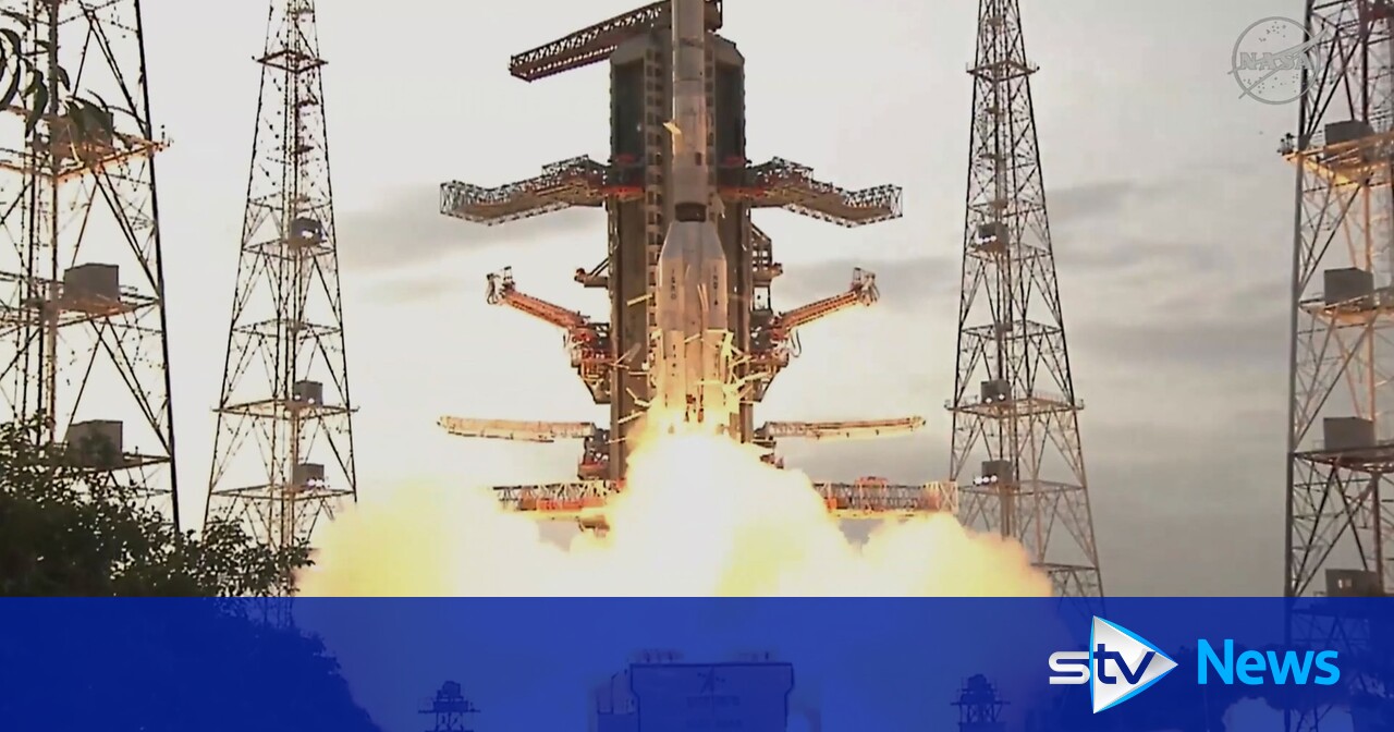 Satellite launched by India and Nasa to track changes to Earth's land and ice