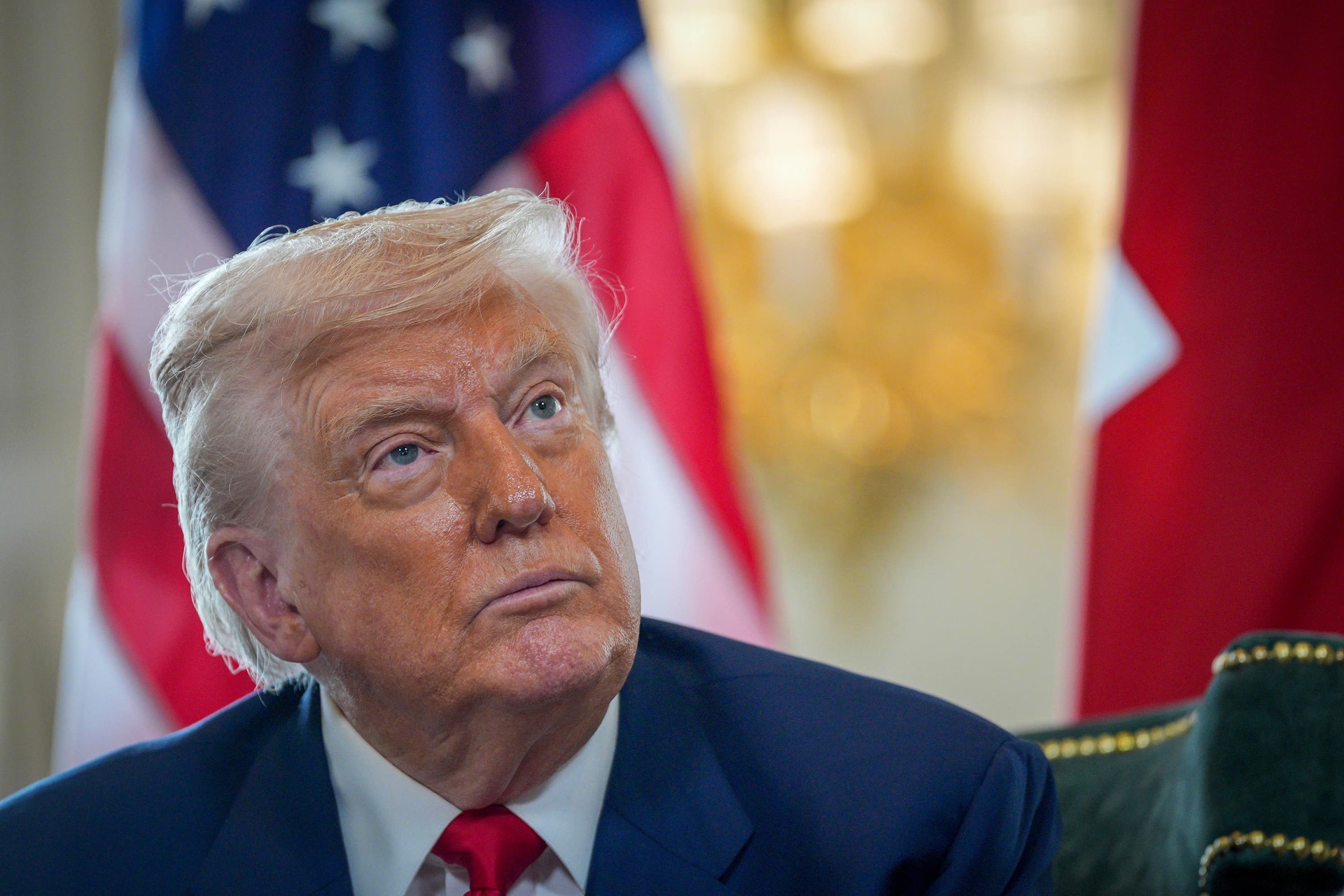 US President Donald Trump (Christopher Furlong/Pool Photo via AP).