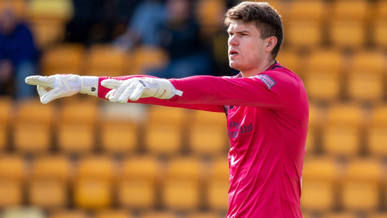 Max Stryjek during a cinch Premiership match between St. Johnstone and Livingston