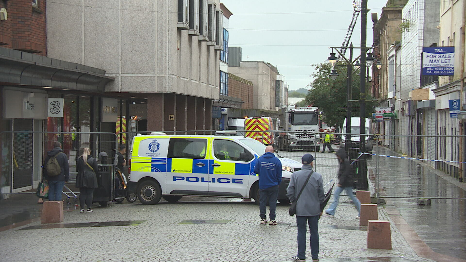 Kilmarnock's busiest shopping street has been closed