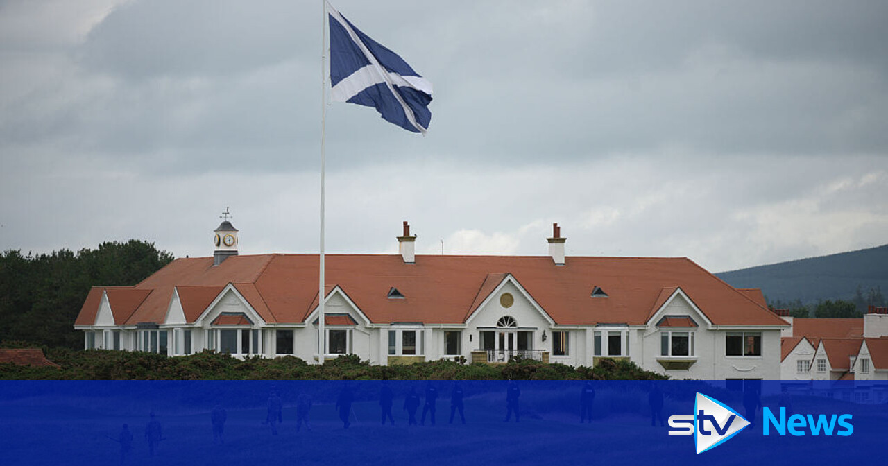 In pictures: Donald Trump's Saturday in Scotland
