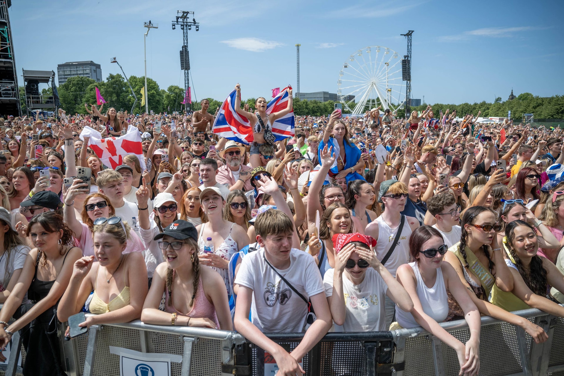Tens of thousands descended on Glasgow Green for TRNSMT (Lesley Martin/PA).