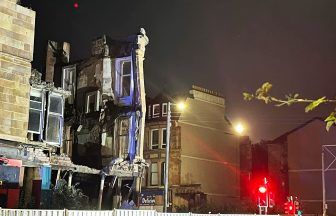 Fire-damaged tenement collapses in Glasgow with homes evacuated