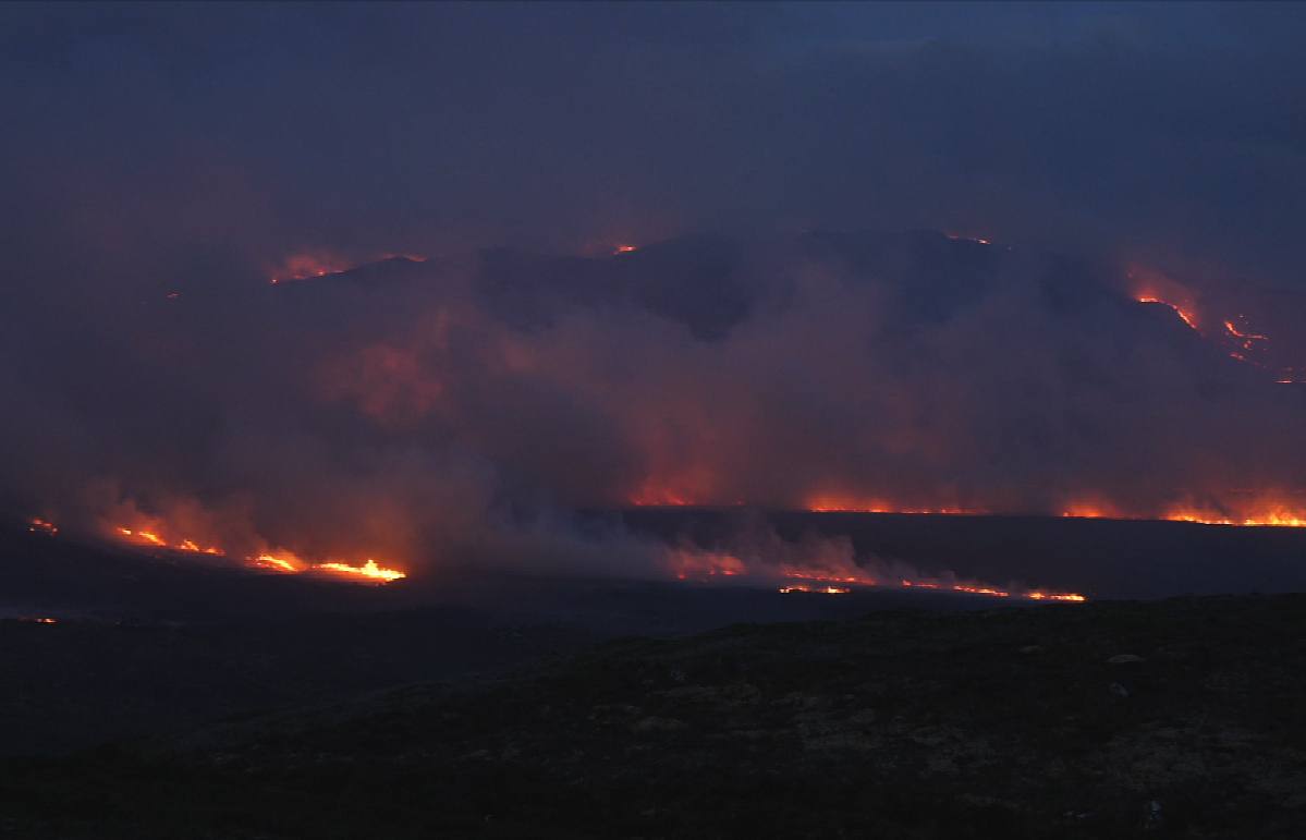 Firefighters worked for days on end to tackle wildfires across the Highlands and Moray