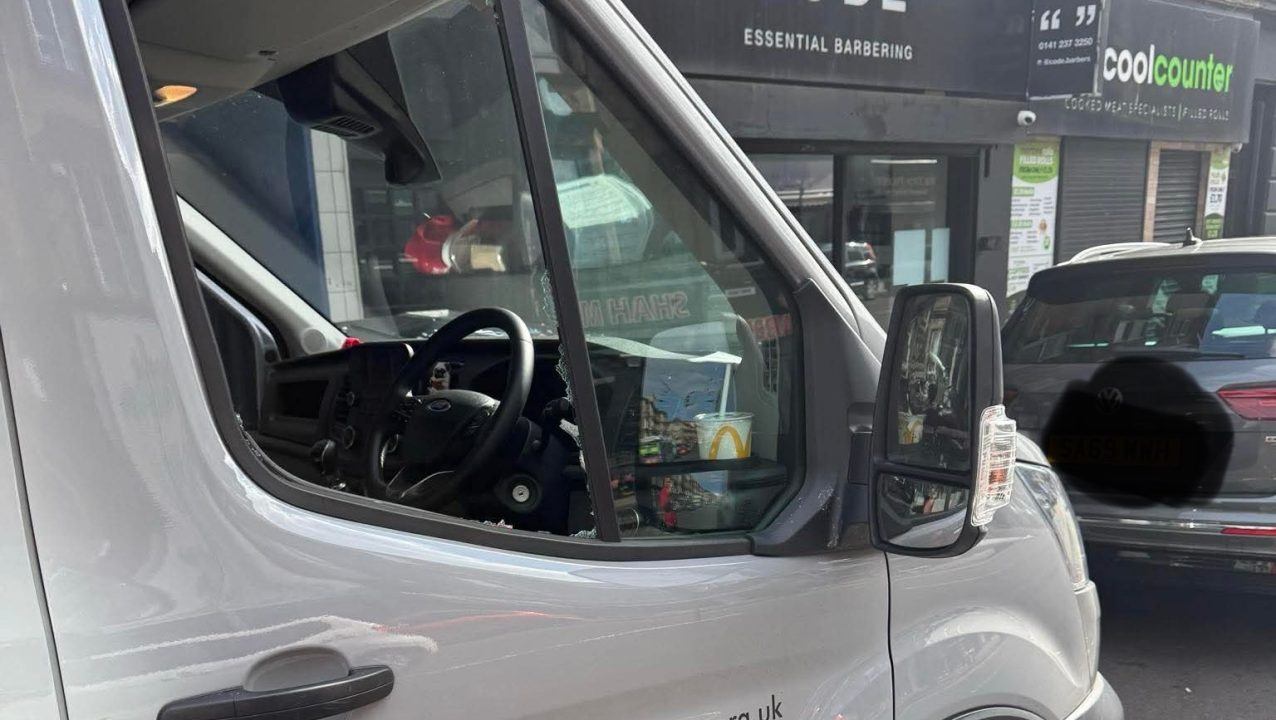 Dennistoun community backs charity fundraiser after lifeline van damaged