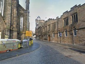 Teenage girl taken to hospital after being hit by car near Edinburgh Castle