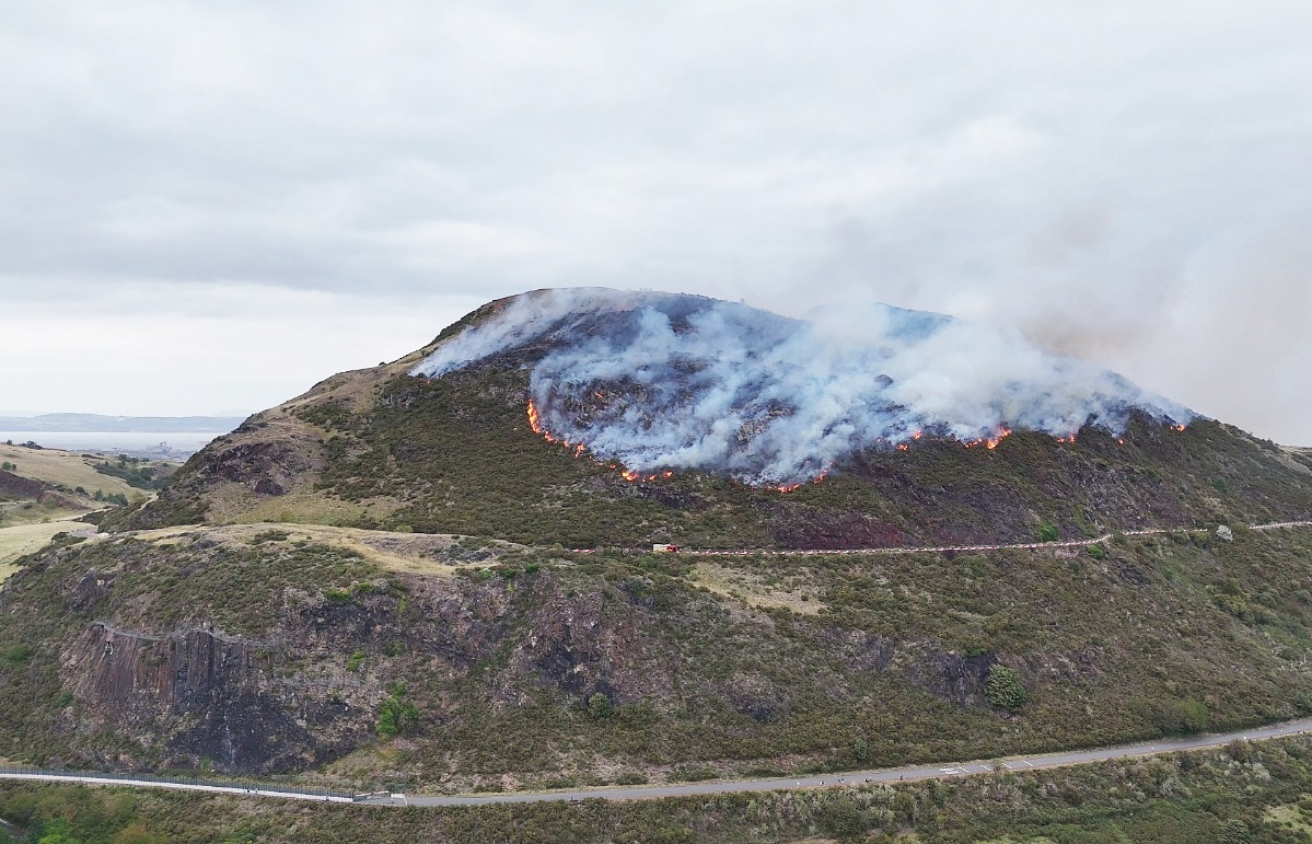 Arthur's Seat fire