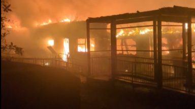 Homes evacuated as firefighters tackle ‘large’ blaze at former school