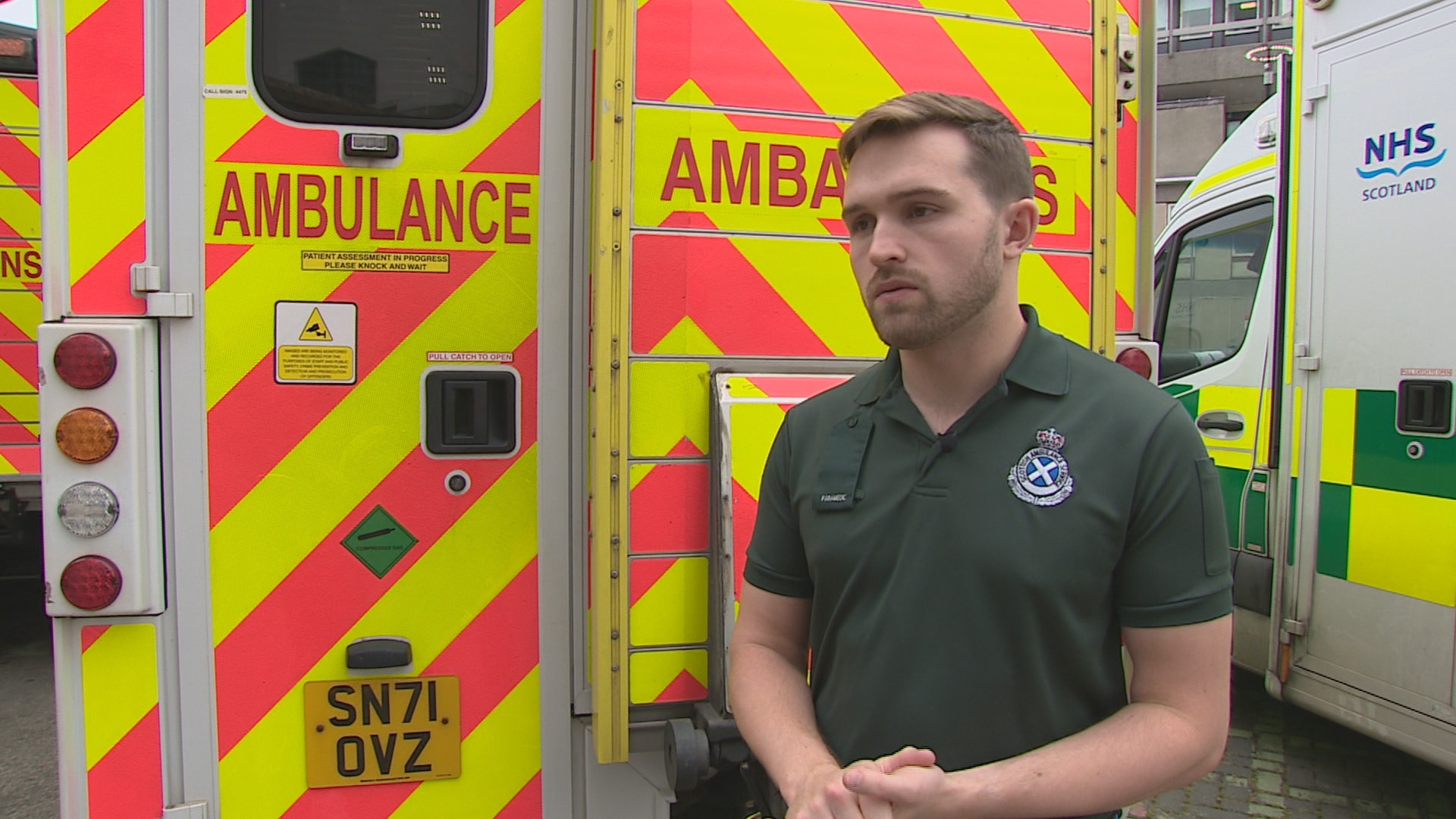 Dan Richards joined the Scottish Ambulance Service at the end of 2020