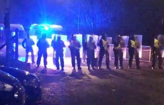 Three men and woman took part in ‘violent’ Auchinleck riots where police came under attack