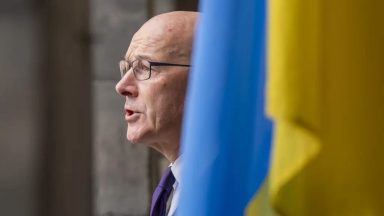 ‘Honour’ to mark Ukraine’s independence day, says Swinney at ceremony