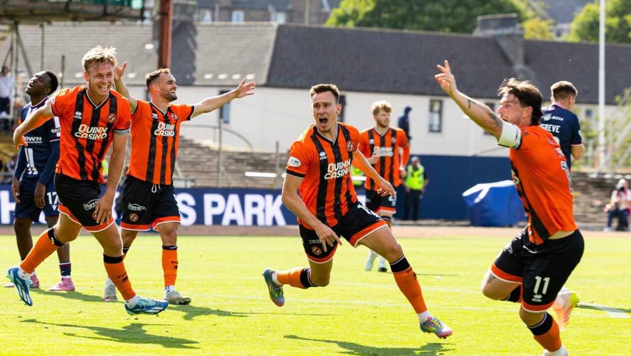 Dundee United win 2-0 at Dundee to earn derby bragging rights