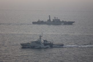 Royal Navy tracks Russian warship and tankers through UK waters
