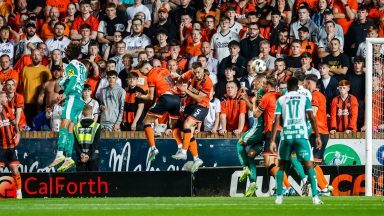 Dundee United knocked out of Europe after penalty shoot-out defeat to Rapid Vienna