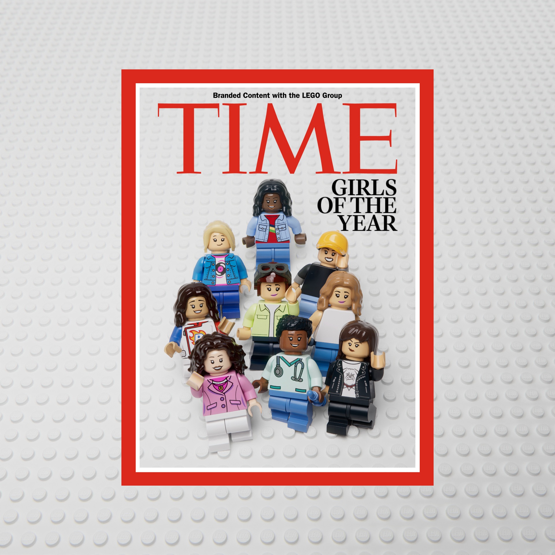 Rebecca has been turned into a LEGO mini-figure