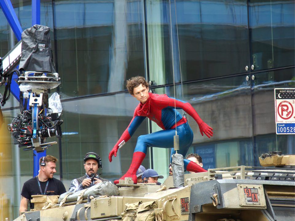 Tom Holland swings through Glasgow as Spider-Man 4 filming continues