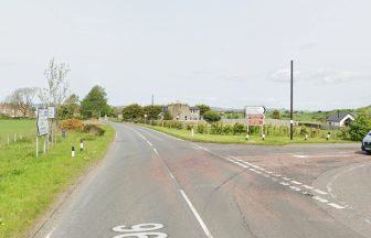 Passenger, 22, dies and driver, 21, fighting for life after one-car crash near Blairadam