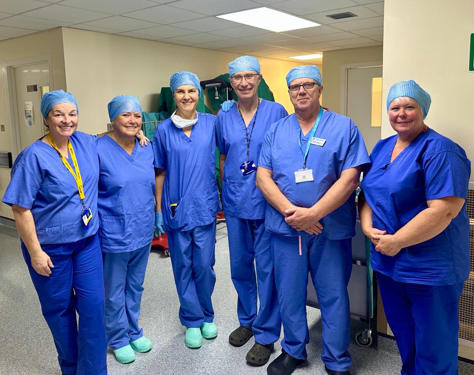 The Theatre team at Western Isles Hospital.