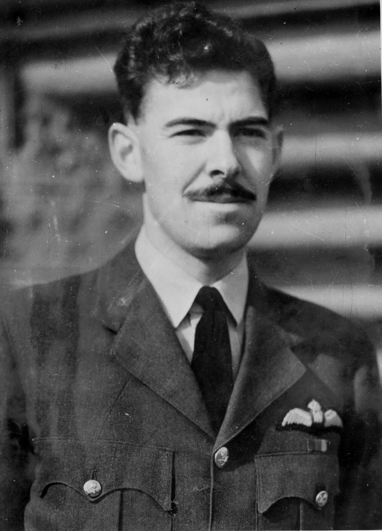 John Cruickshank in uniform.