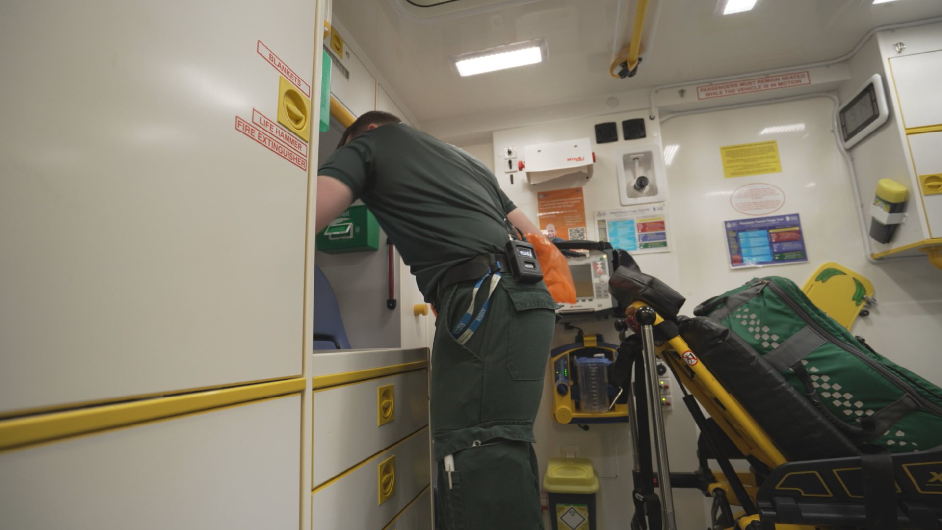 Paramedics describe lengthy waits outside hospital as 'disheartening'