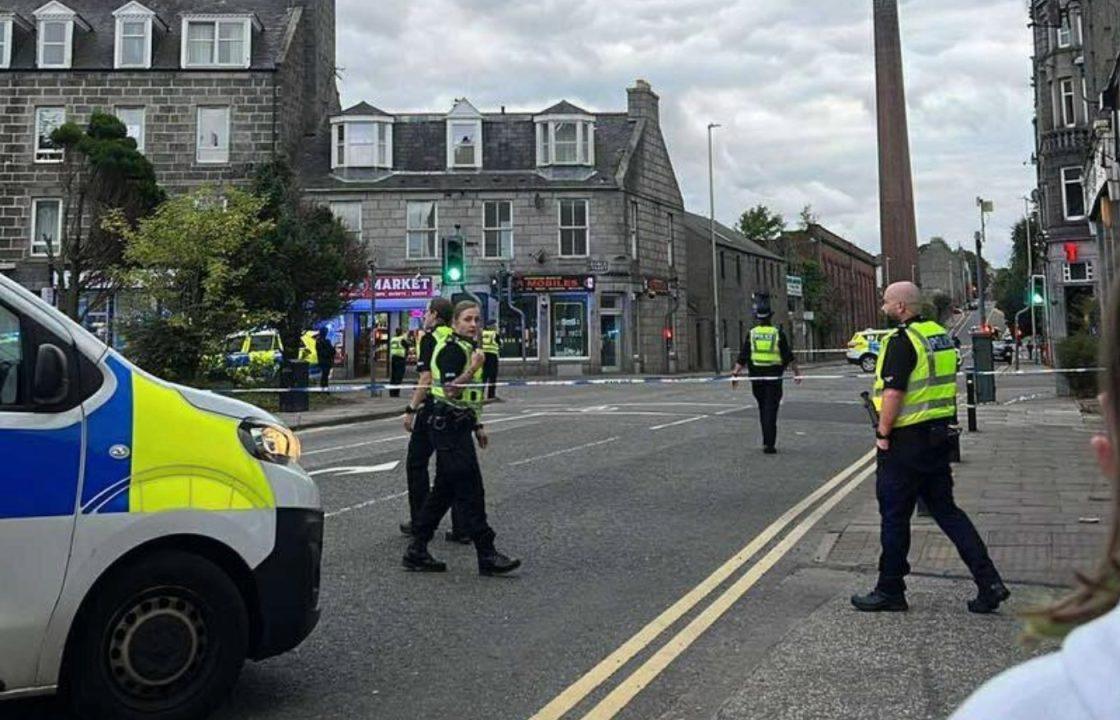 Two arrested after armed police and negotiators sent to disturbance in Aberdeen