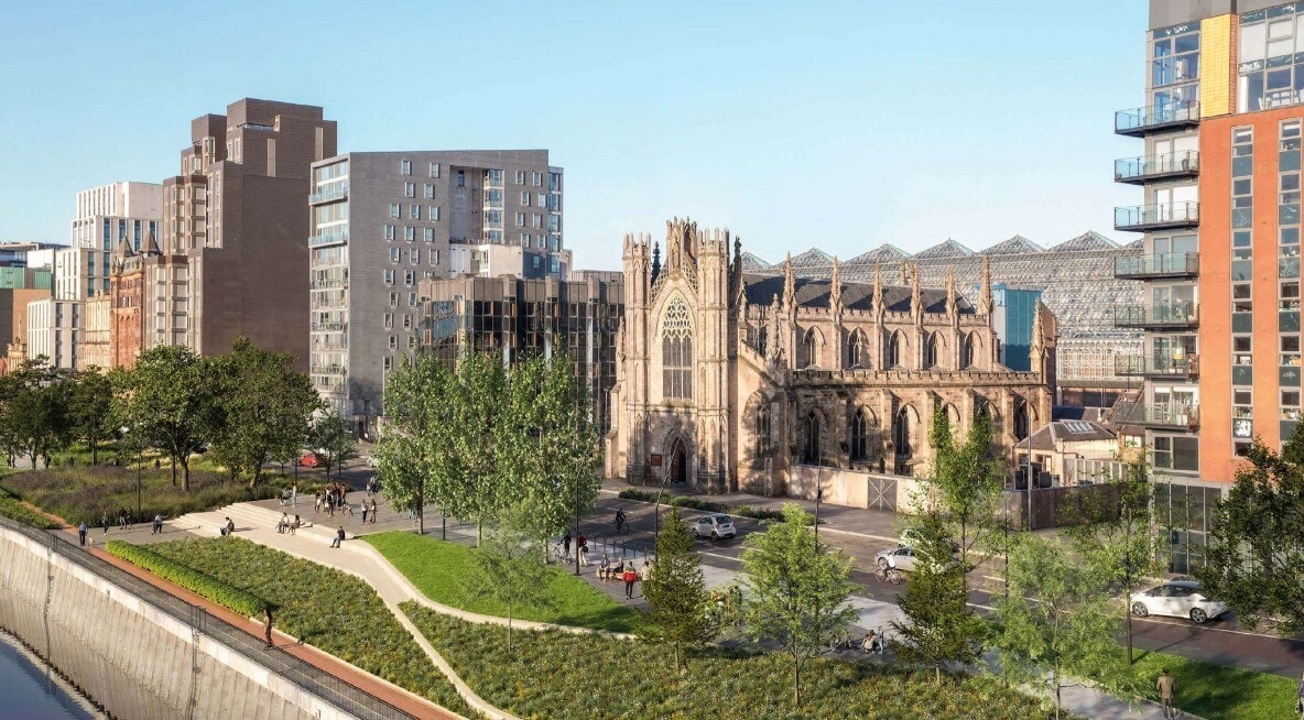 Plans for Glasgow riverfront makeover with play parks and street markets