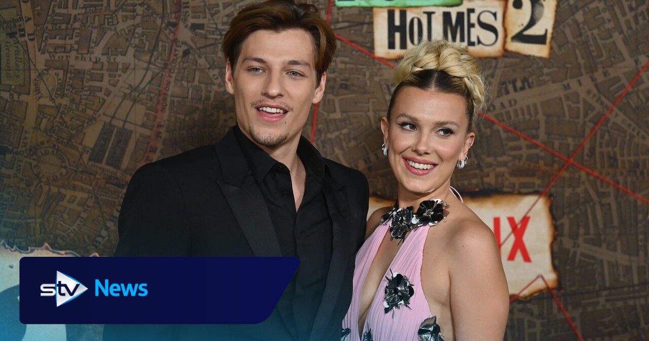 Die „Stranger Things“-Schauspielerin Millie Bobby Brown und ihr Ehemann ...