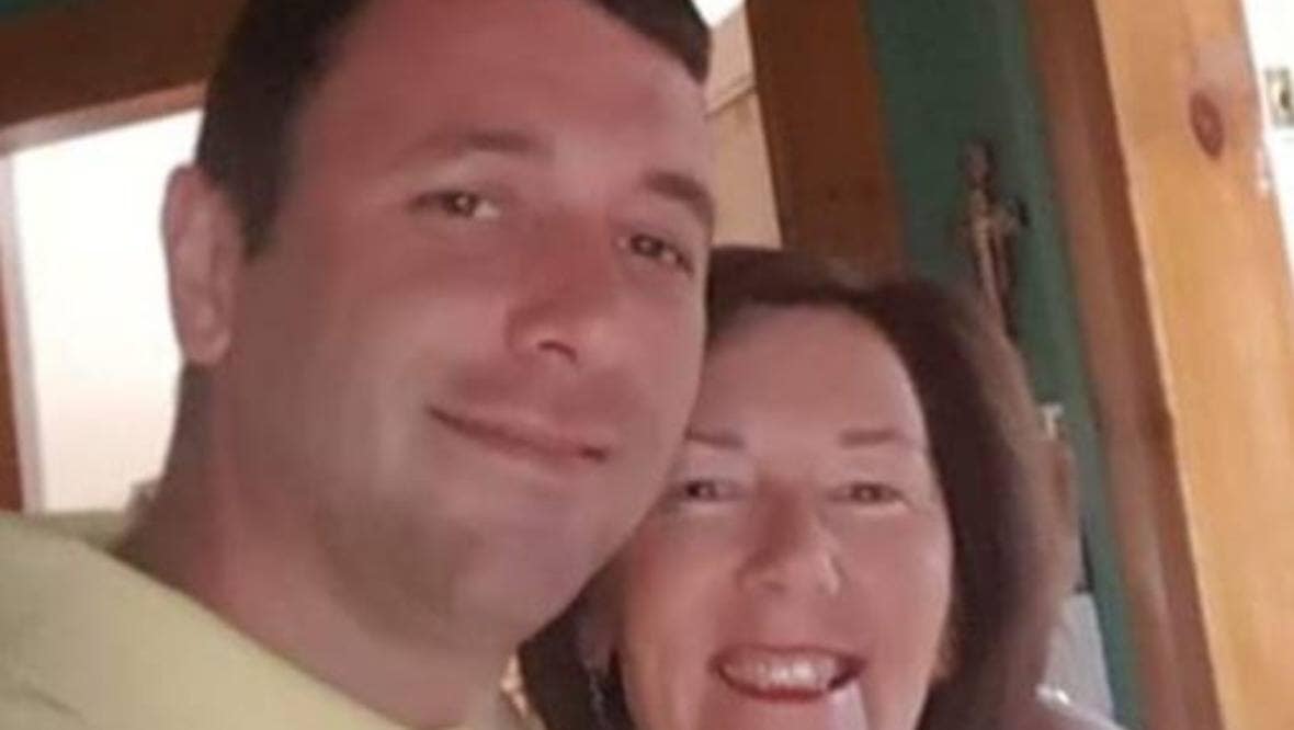 Tony Ferns died with his mother Phyllis watching on.