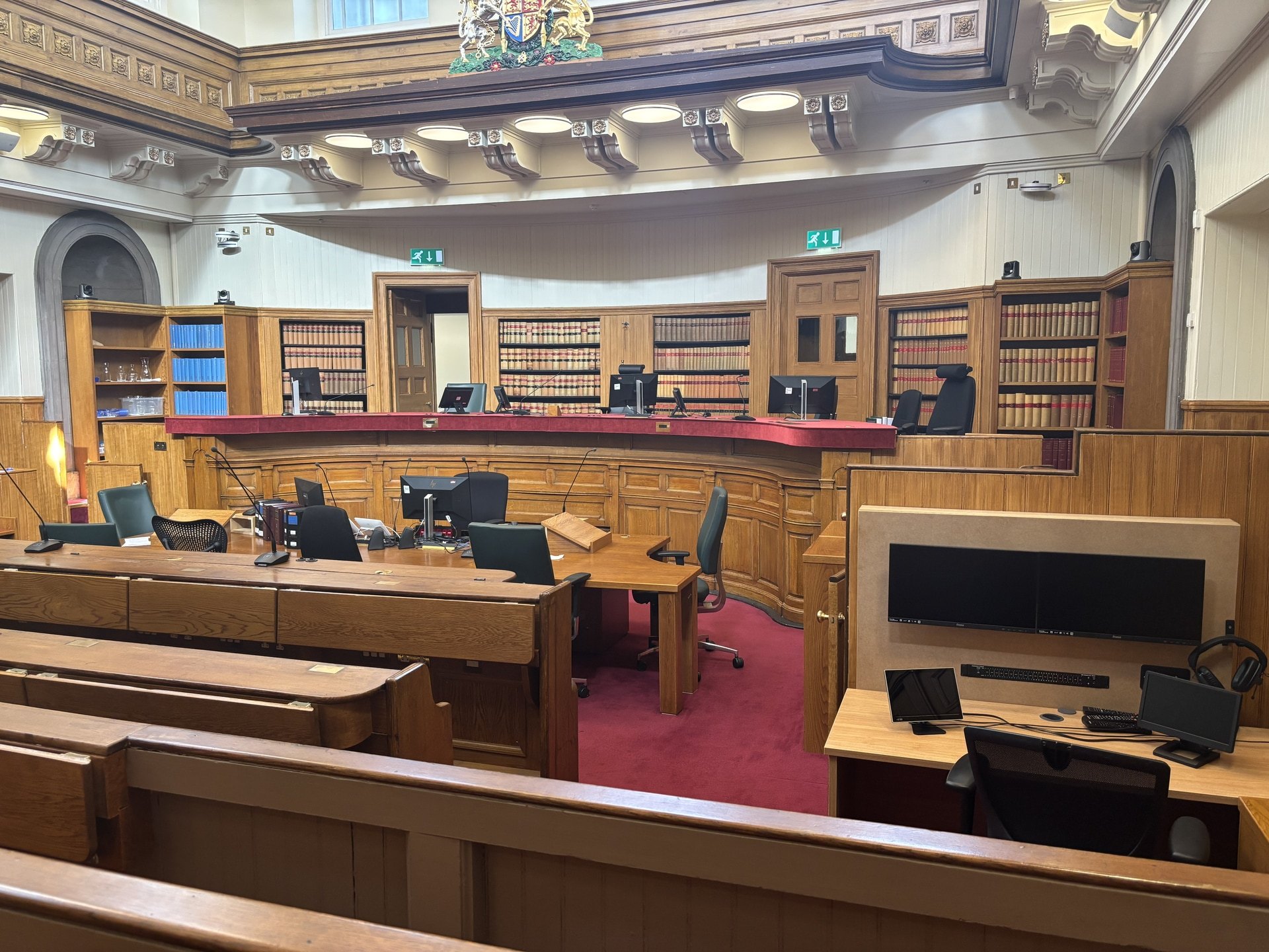 Equipment in Court Two has been updated ahead of the launch