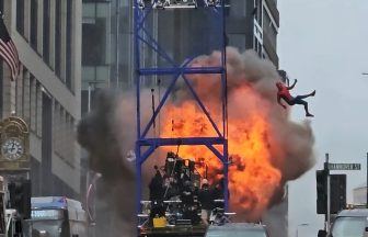 Watch Spider-Man swing through Glasgow streets