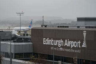 Edinburgh Airport’s ‘pioneering’ solar farm praised by deputy first minister