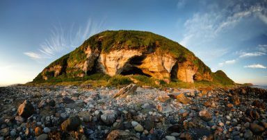 Hunt for vandals after graffiti carved into cave linked to Robert the Bruce