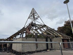 Moderator brought to tears over wreckage of Cumbernauld church destroyed by fire
