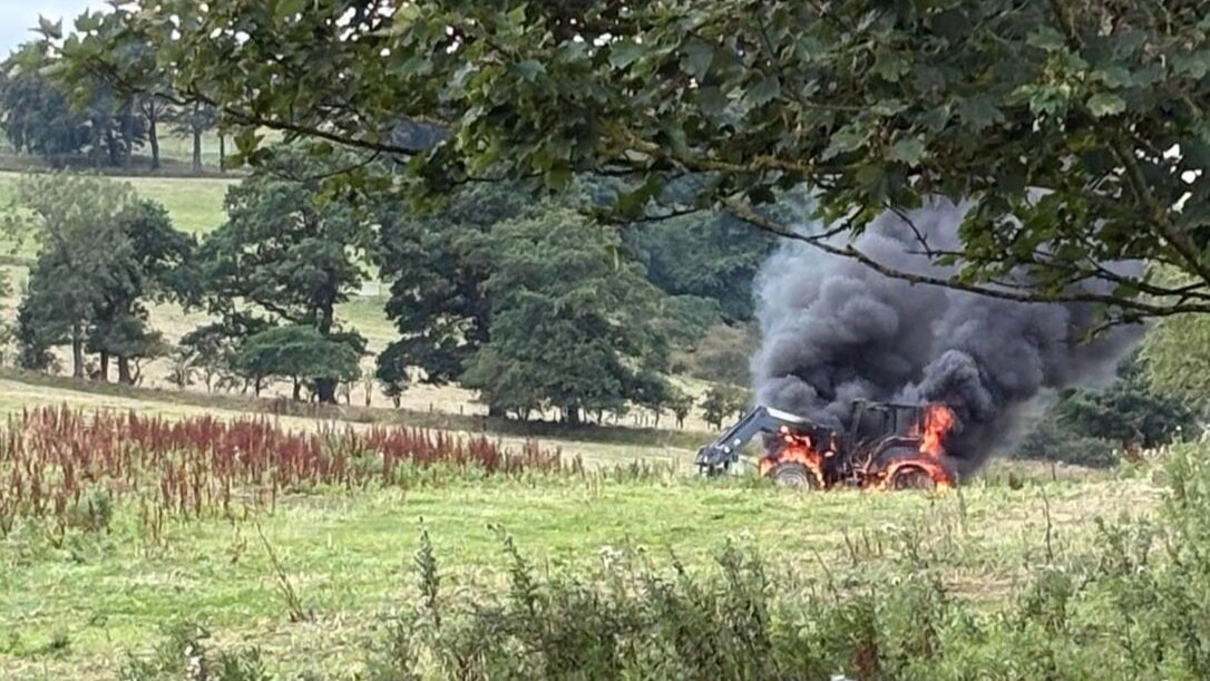 tractor fire
