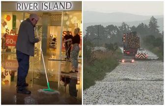 Dundee Overgate evacuated as water pours into stores amid yellow thunderstorm warning