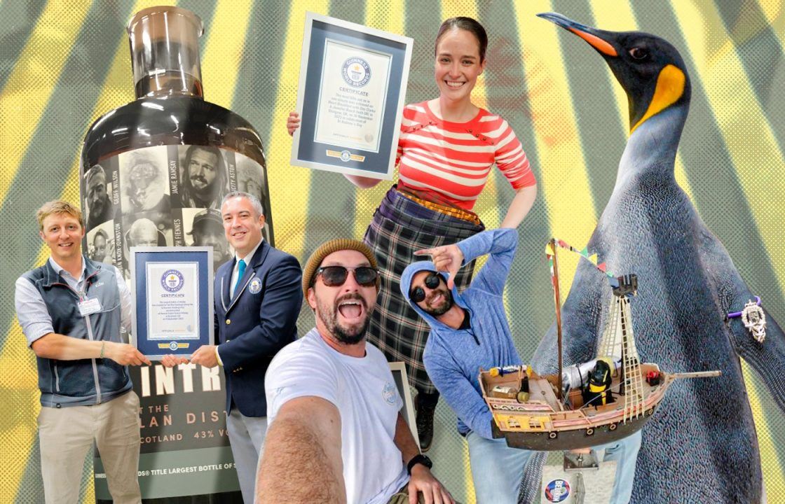 What are the top Guinness World Records claimed in Scotland?