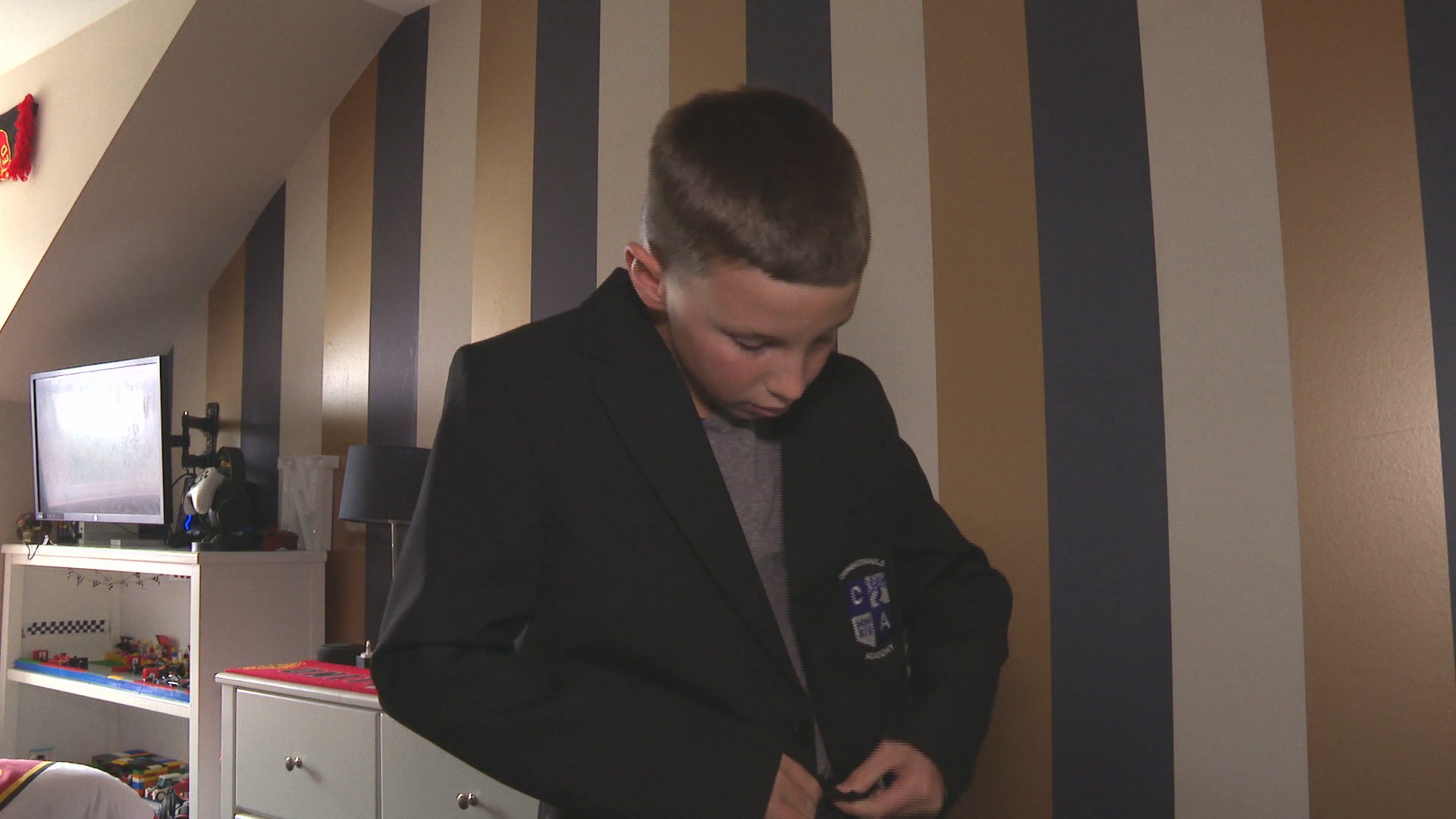 Nathan is beginning his first year at high school