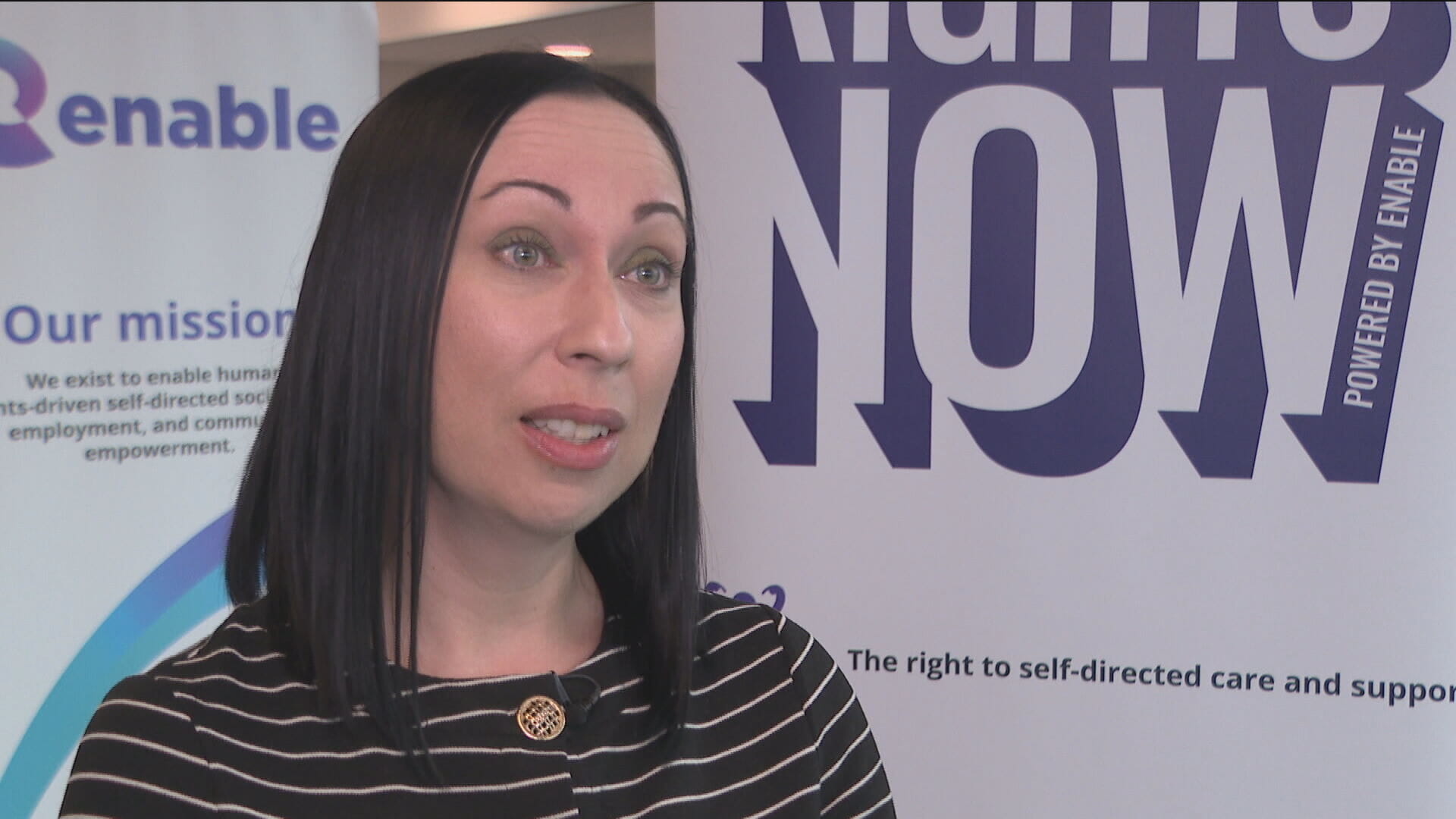 Mari Galletly from the charity Enable Care.