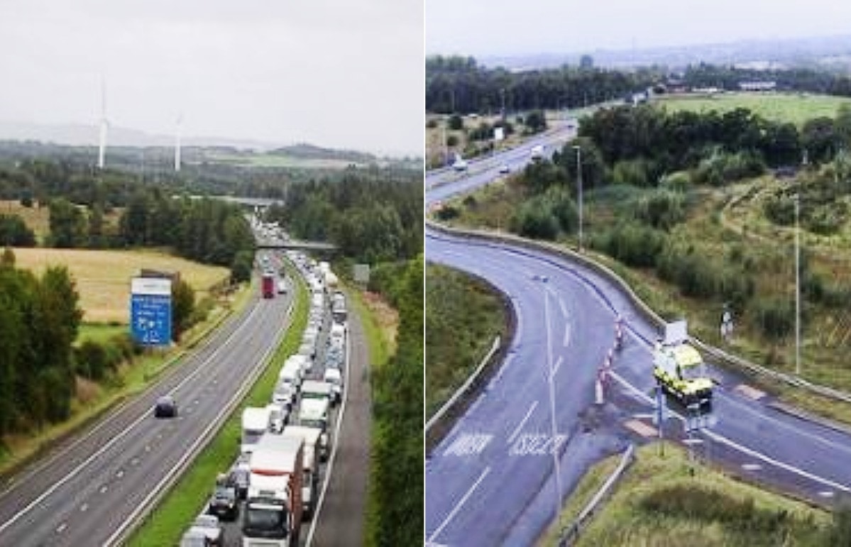 M8 Eastfield (left) and M8 Newhouse (right).