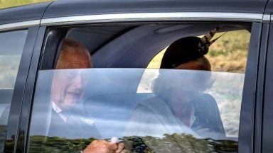 King, Queen, William and Kate attend Sunday church service near Balmoral