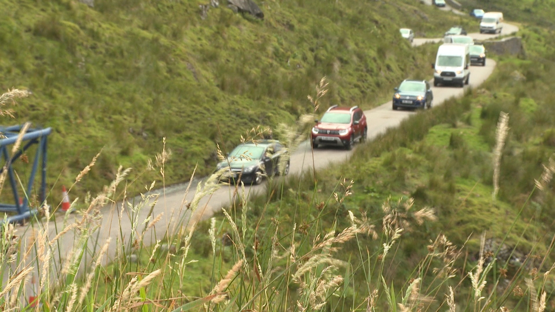 Traffic diverted onto the Old Military Road
