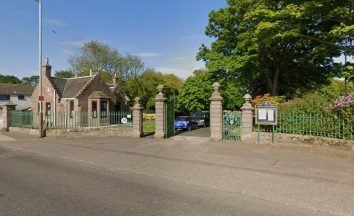 Hunt for man in blood-stained top after grave vandalised in Arbroath