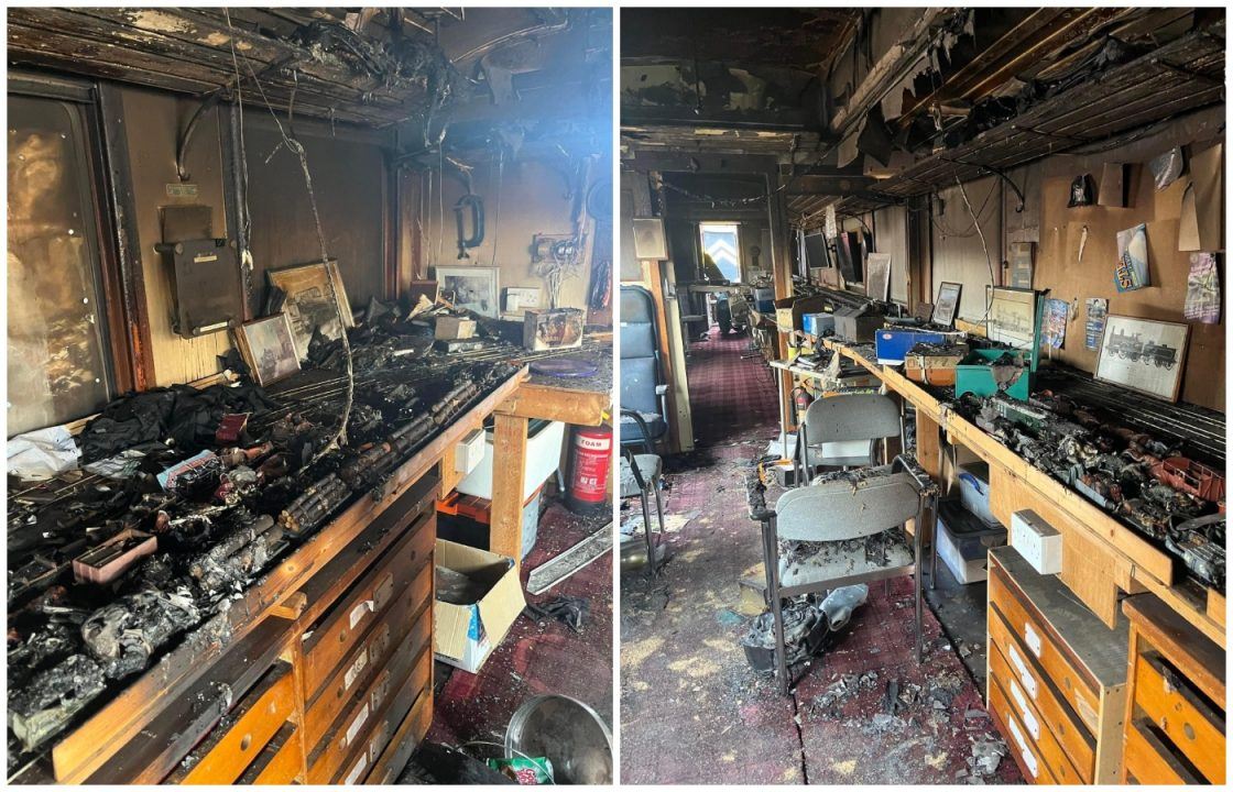Man jailed after torching model railway at Bo’ness and Kinneil Railway, causing £100,000 of damage