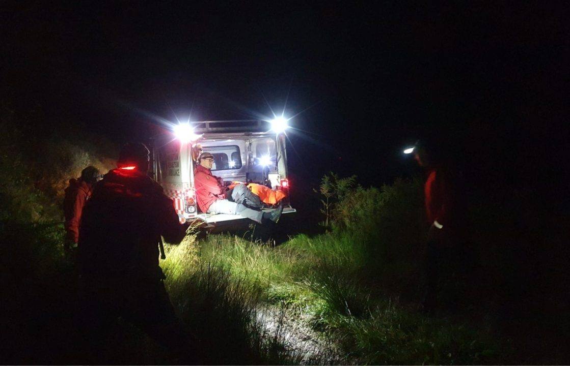Walker stretchered off Beinn a Choin after suffering leg injury