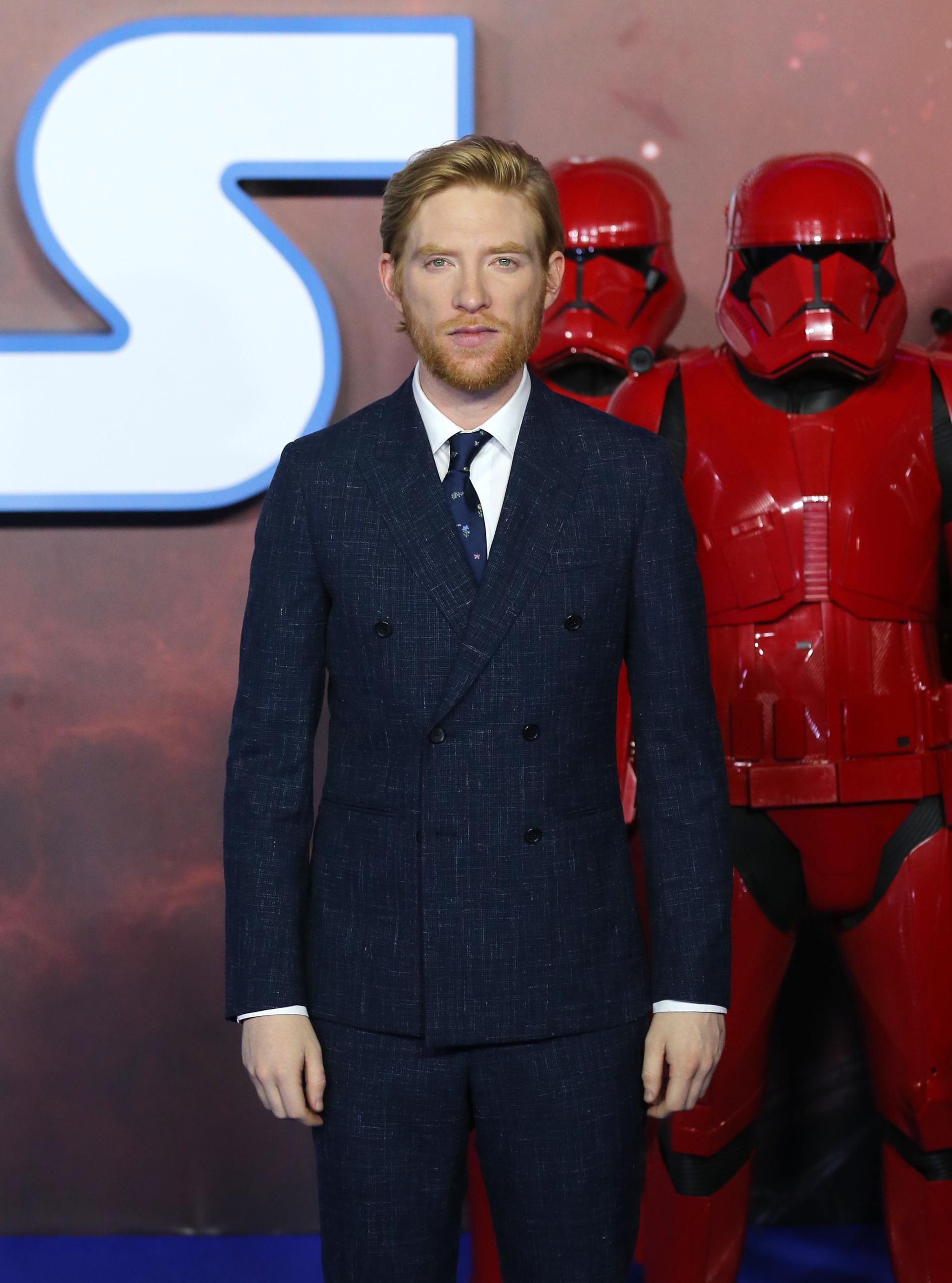 Domhnall Gleeson attending the premiere of Star Wars: The Rise of Skywalker held at the Cineworld Leicester Square in London.