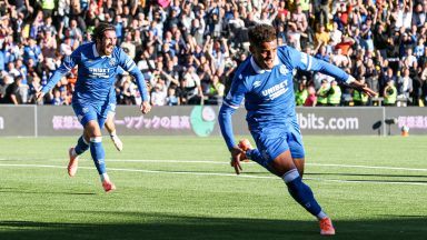 Rangers defender Max Aarons hopes goal against Livingston makes up for Club Brugge red card